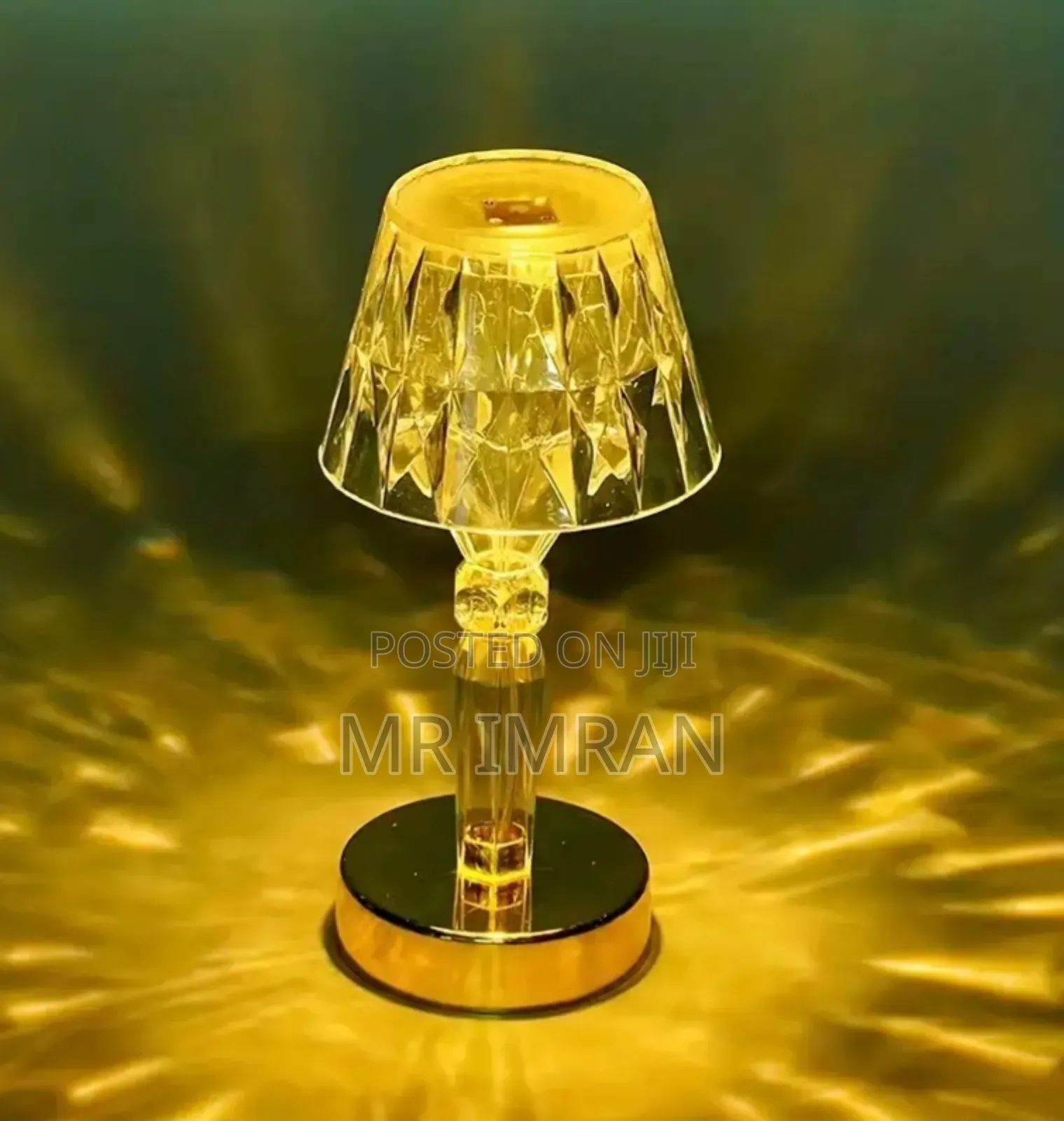 Crystal Diamond Table Lamp