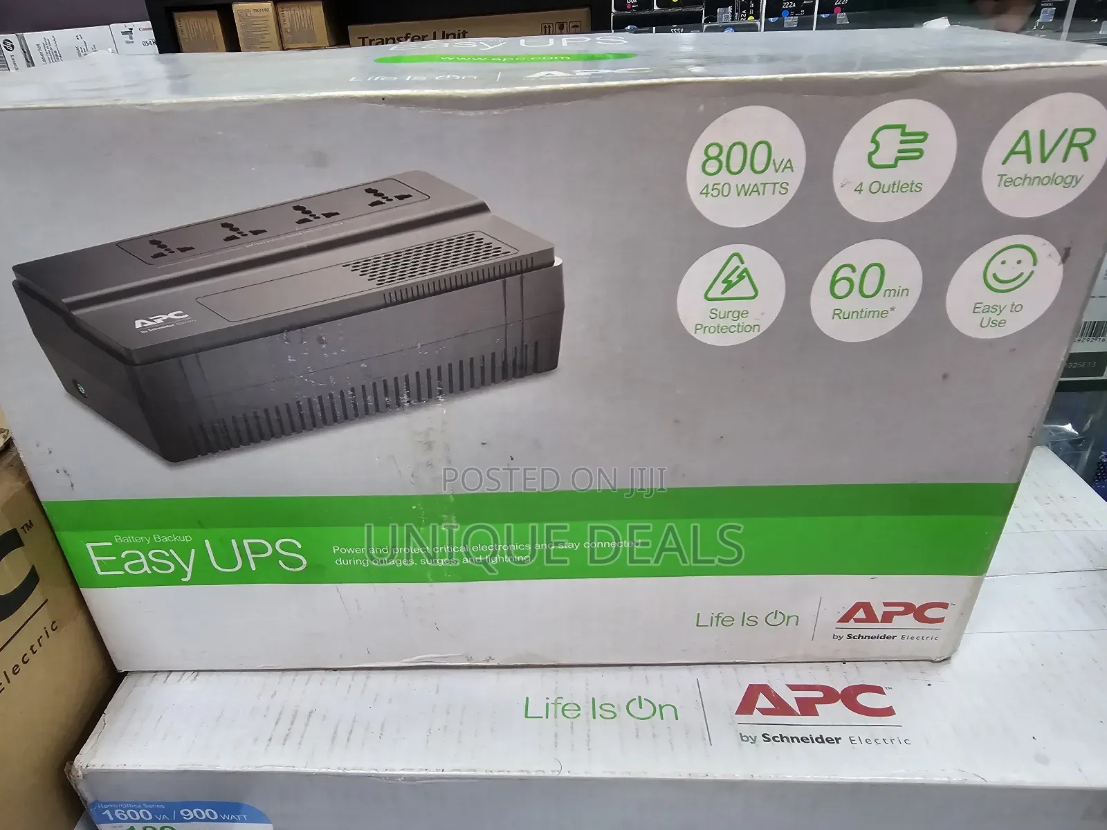 Apc Bv1000i-MST Easy Ups 800va/600w Power Supply