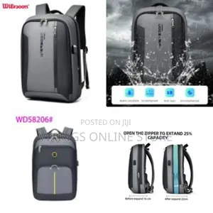 Wiersoon Business Backpack for Men Slim Expandable Waterproof Travel