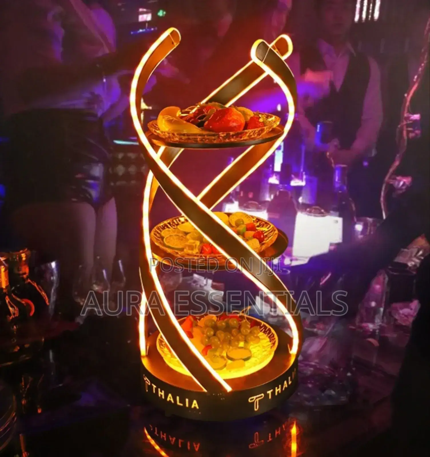 Led Spiral Fruit Plate