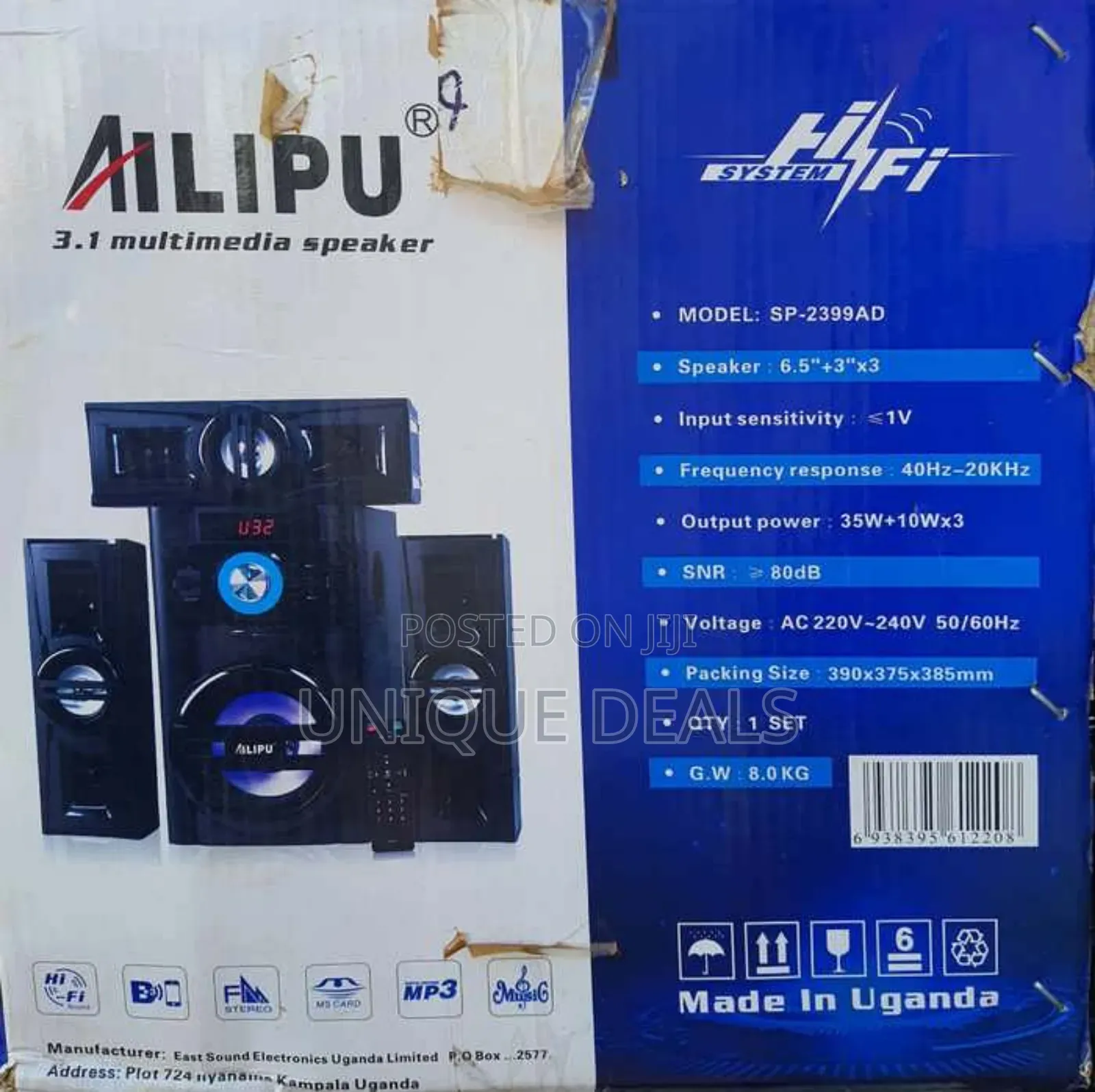 Alipu 3.1 Multimedia Speaker