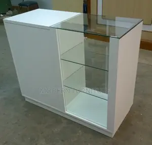 Glass and Board Display Table