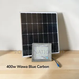 400w Interstellar Warrior Blue Carbon Wawa Solar Flood Light
