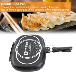 Grill Pan Frying, Antiburn Handle Kitchen Double Sided