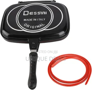 Grill Pan Frying, Antiburn Handle Kitchen Double Sided