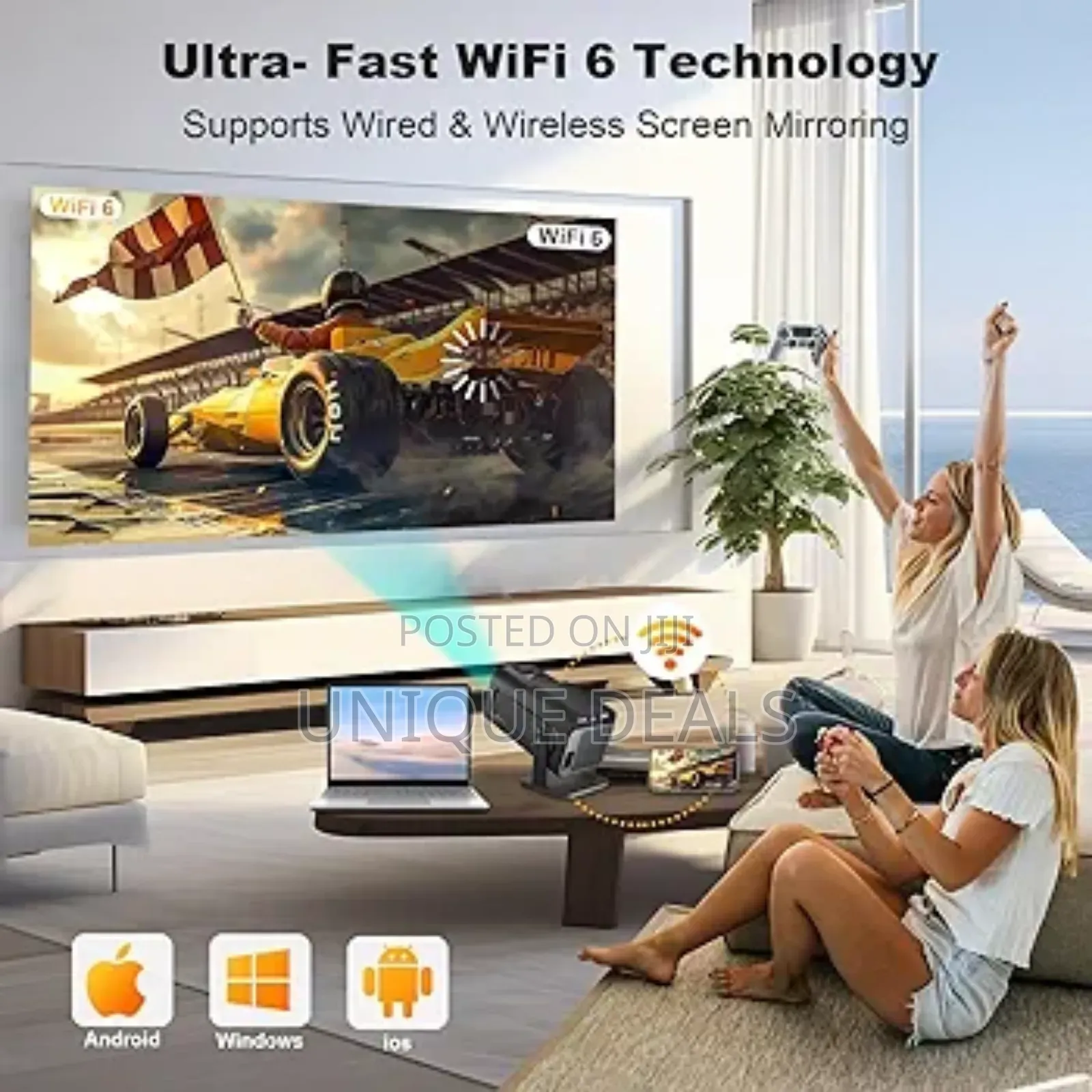Mini Projector,Hy320 Mini Portable Projector