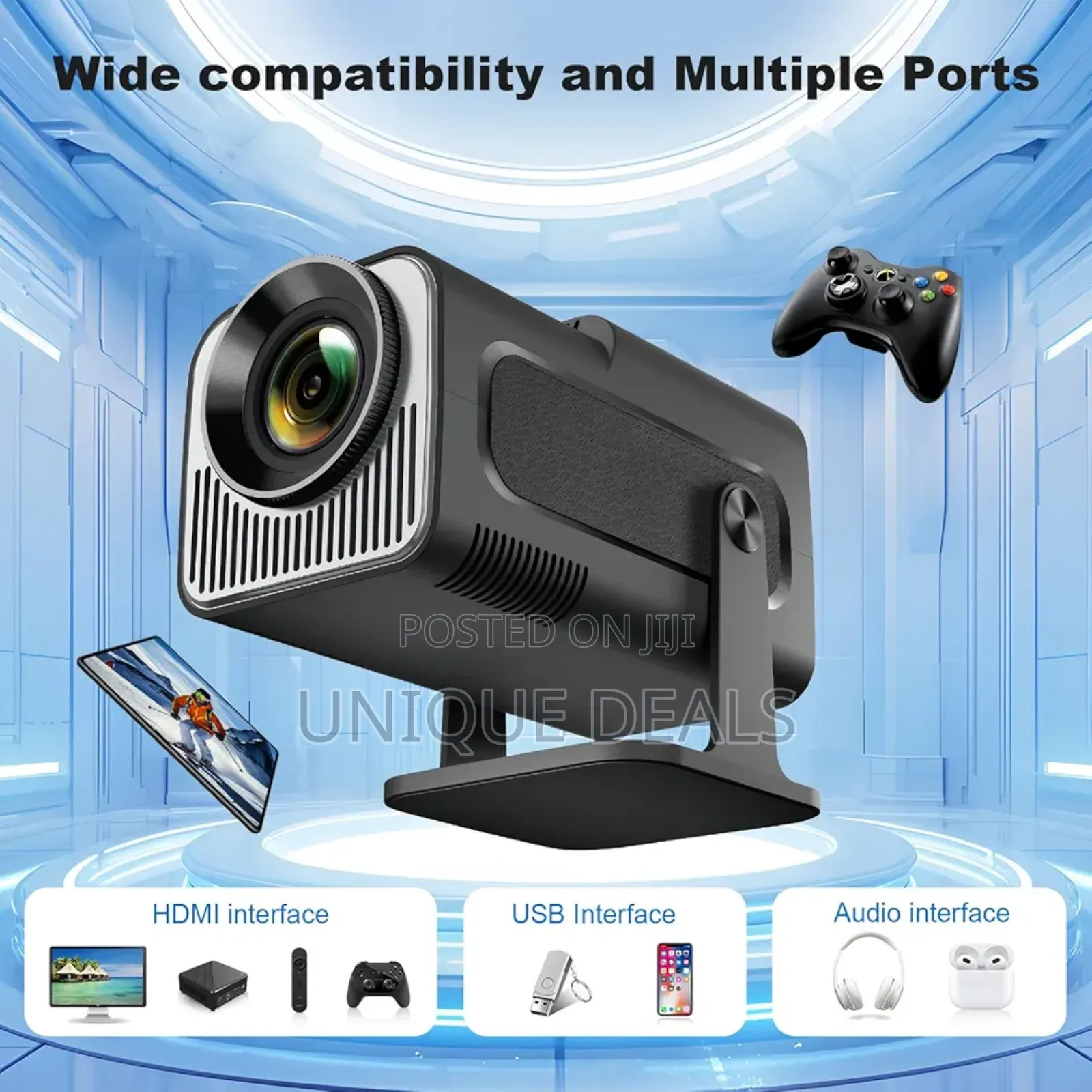 Mini Projector,Hy320 Mini Portable Projector