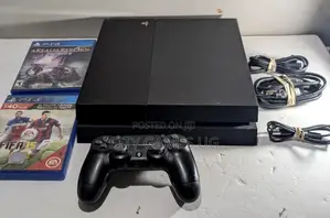 Sony Ps4 500gb Tested-Controller + Cables + 8 Games–Ready to Play