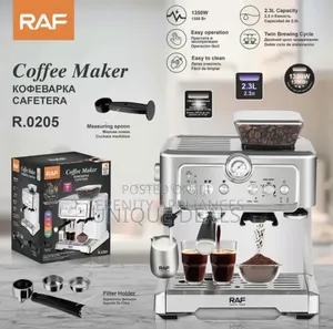 Raf 1350w Espresso Coffee Machine With Grinder