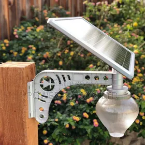 200w Interstellar Warrior Blue Carbon Garden Solar Light