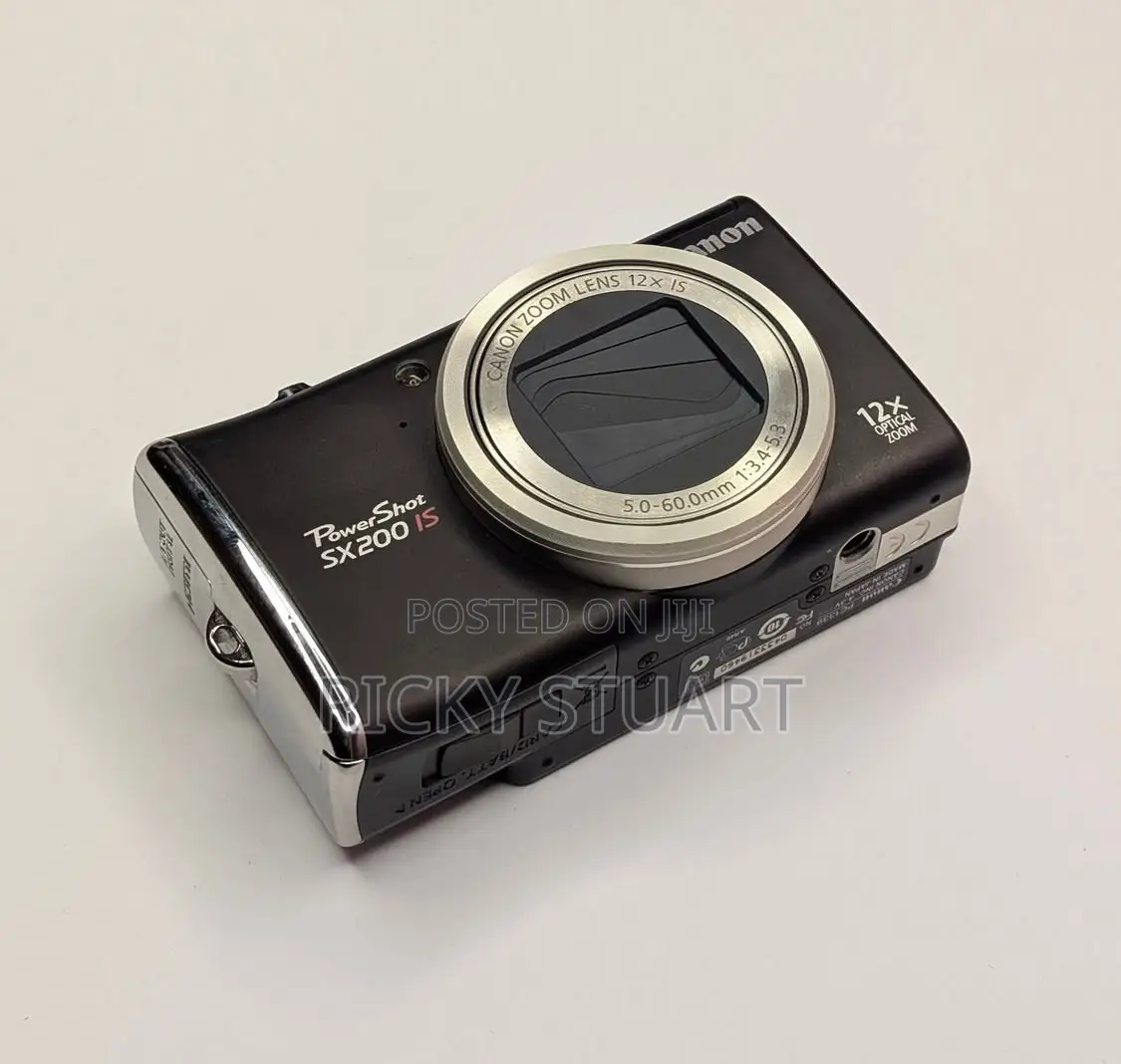 Canon Powershot Sx200 Is Digital Camera - Black