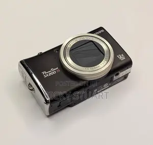 Canon Powershot Sx200 Is Digital Camera - Black