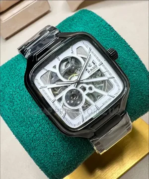 Rado True Square Swiss Automatic Watch, Black