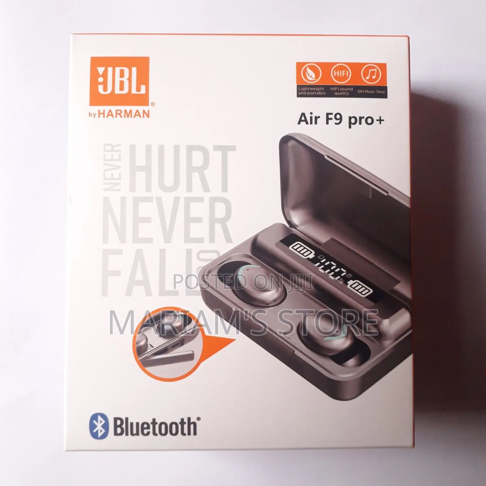JBL Air F9 Pro+ Wireless Bluetooth Earbuds.