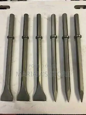 SDS Chisel Bits, Including Pointed Bull Points and Flat Chisels