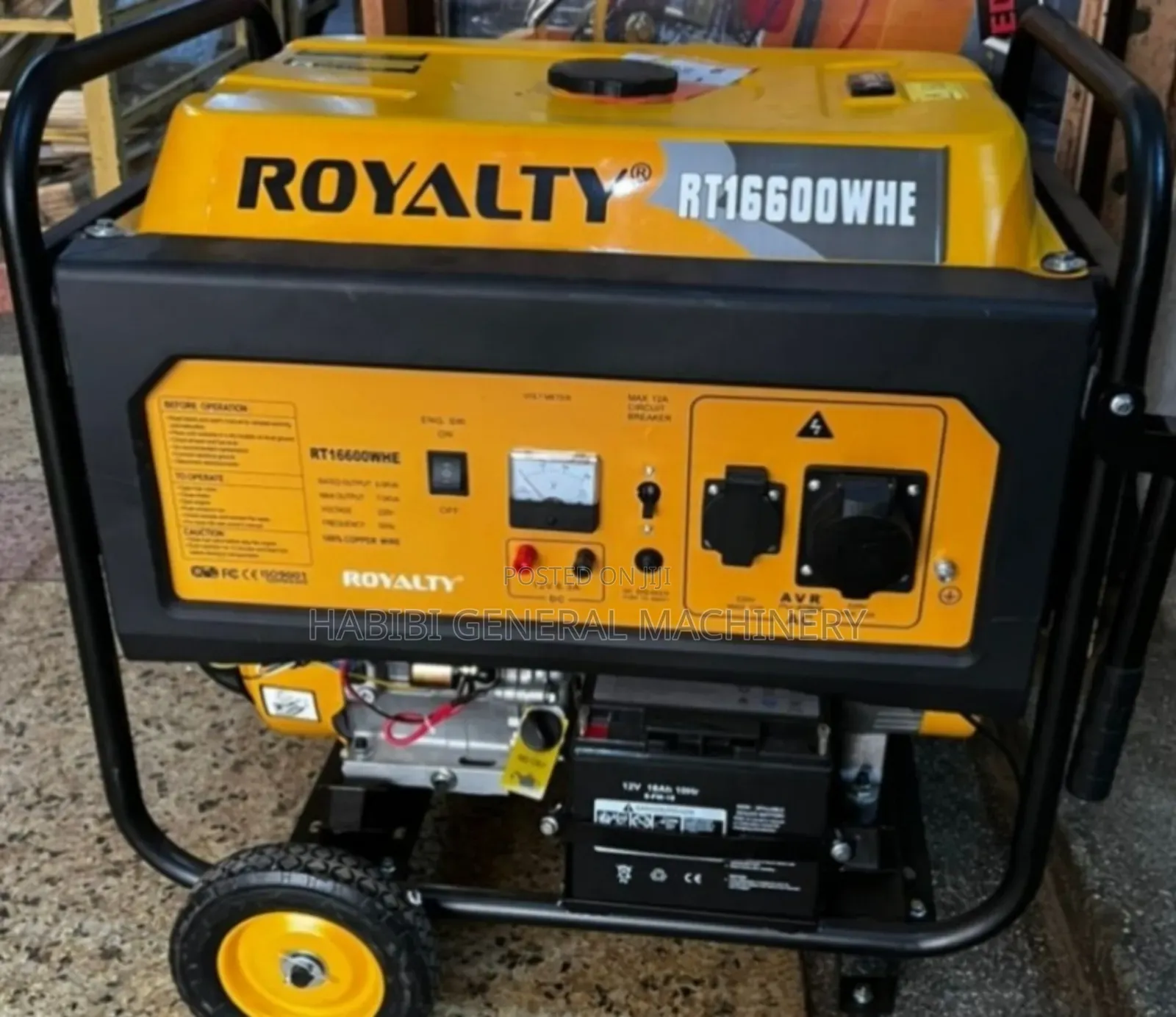 7kva/220v Gasoline/Petrol Royalty Generators