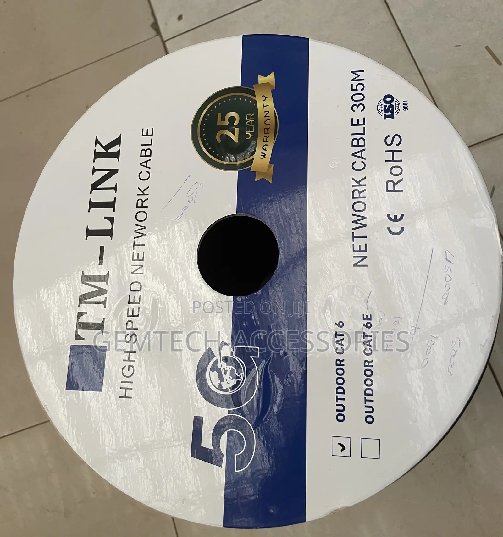 Cat 6 Outdoor Cable 305m