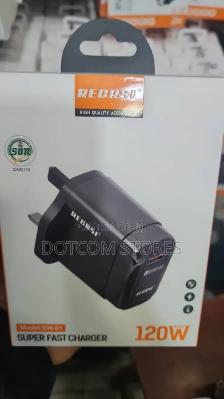 Recrsi 120w Super Quick Charge Charger.