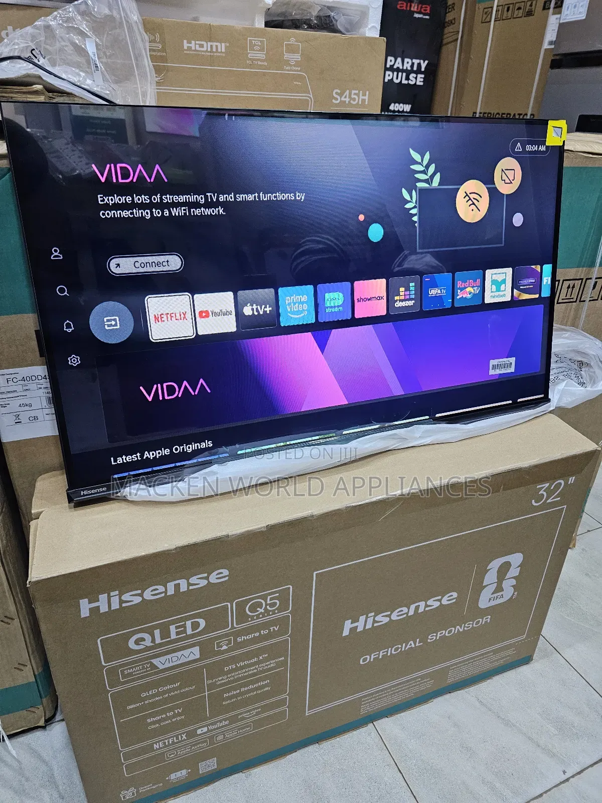 Hisense Qled 32 Smart Vidaa With Bluetooth