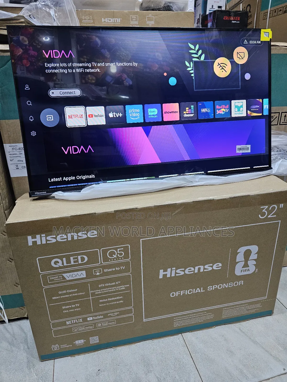 Hisense Qled 32 Smart Vidaa With Bluetooth