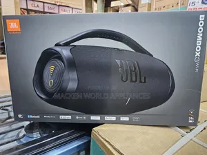 JBL Boombox 3 Wifi Wireless Bluetooth Streaming Portable Speaker Black