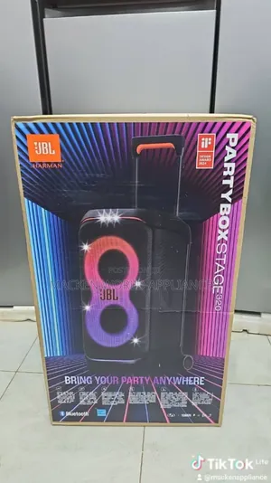 JBL Partybox Stage 320 Bluetooth Party Speaker - Black