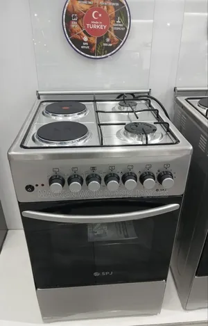SPJ 50 X 50cm 2 Gas Burner + 2 Electric Plate Cooker Made in Turkey