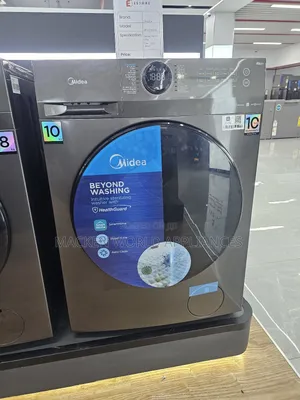 Midea 10kg Front Load Smart Washing Machine, 1400 Rpm, 14 Programs.