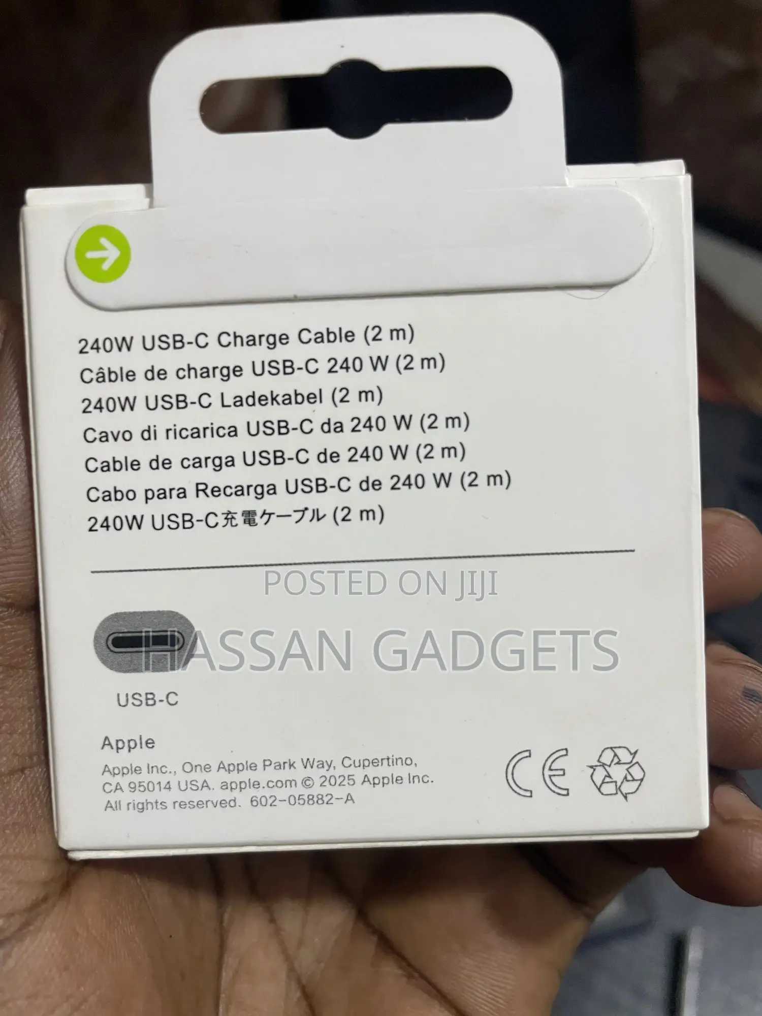Usb C to Usb C Cable 2 M, 240w Braided, Faster Charging Cord, Power