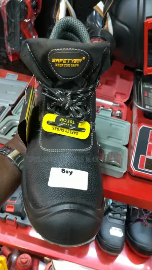 Safety Boy Heavy Duty Men's Boots Shoes - Black