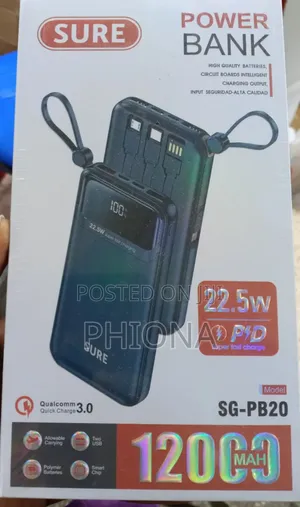 Sure Power Bankwith 22.5w