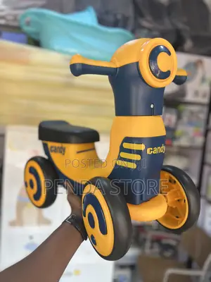 Baby 4-Wheel Balance Bike – Kids Motion Learning Ride Toy Bike