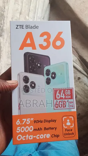 New ZTE Blade A36 64 GB Black