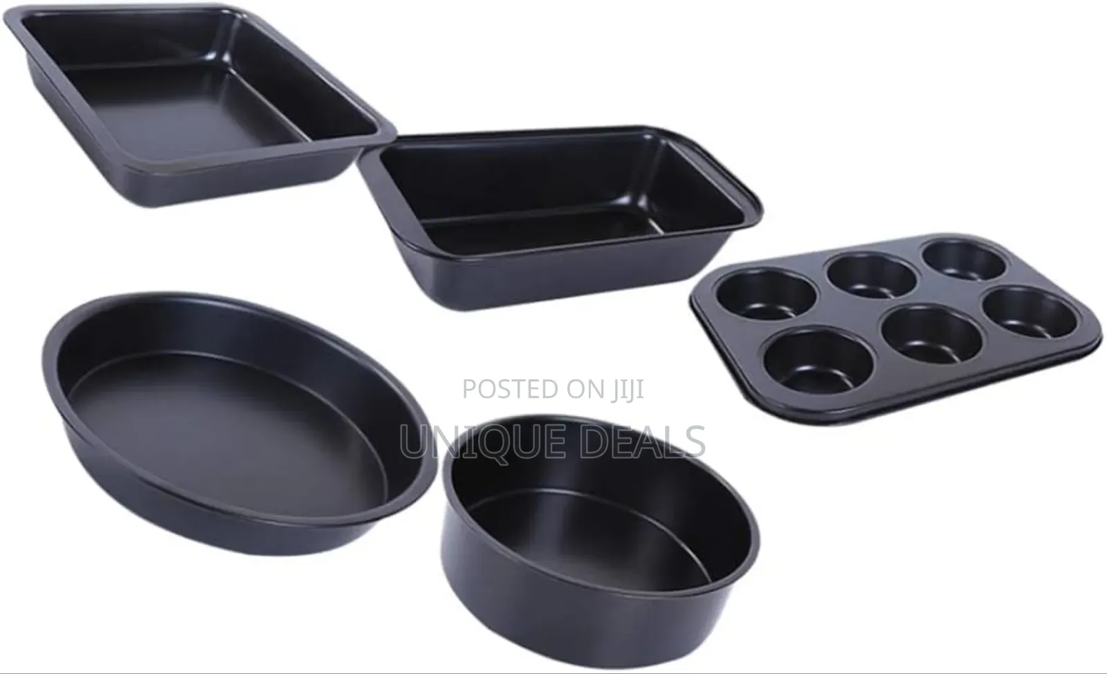 5pcs Nonstick Bakeware Set Carbon Steel Baking Pans