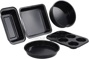 5pcs Nonstick Bakeware Set Carbon Steel Baking Pans