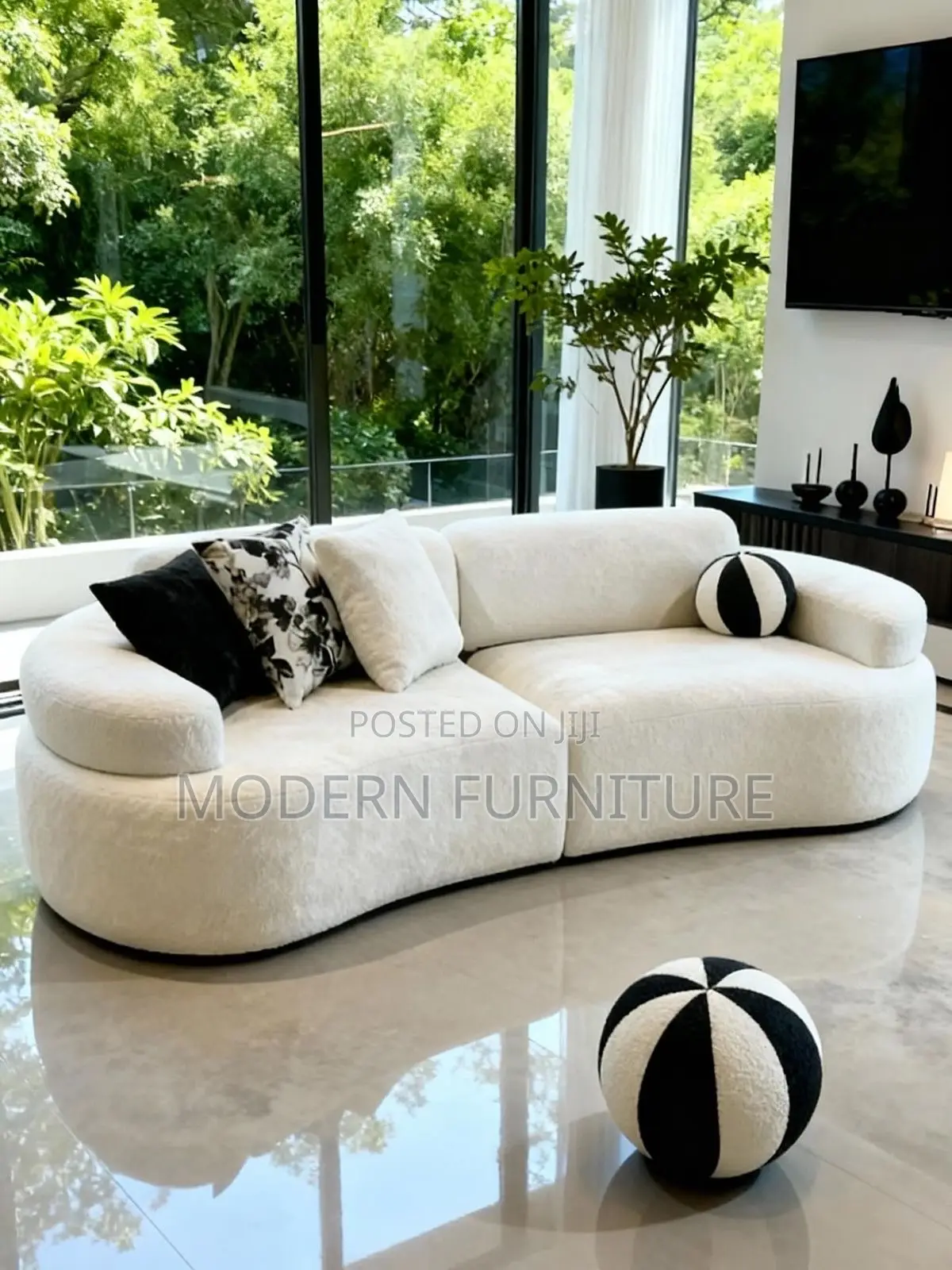 Bean Sofa in Off White