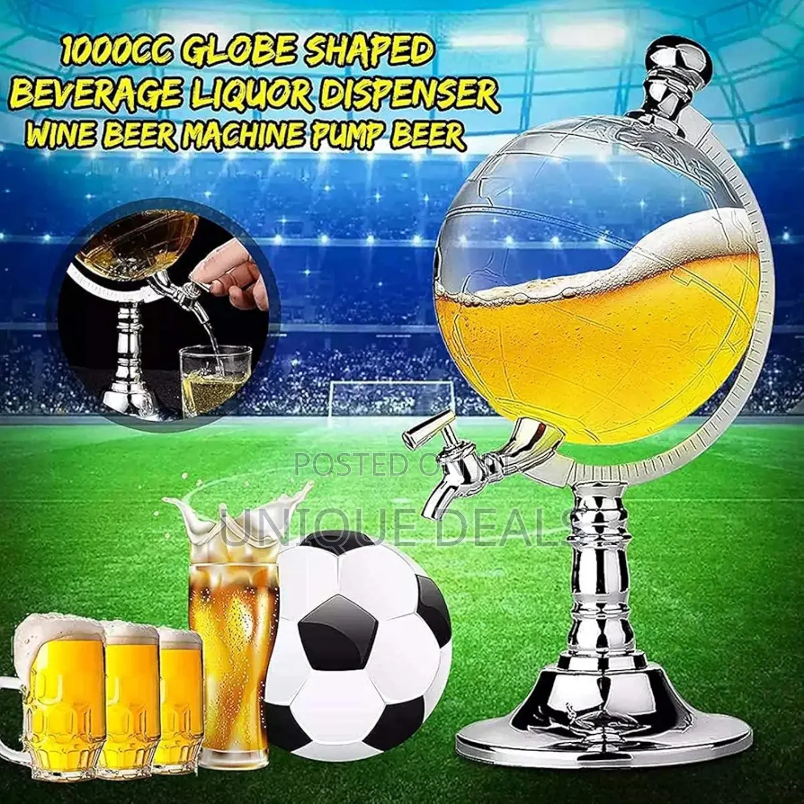 Drinks Dispenser for Parties 1.5l Beer Tower