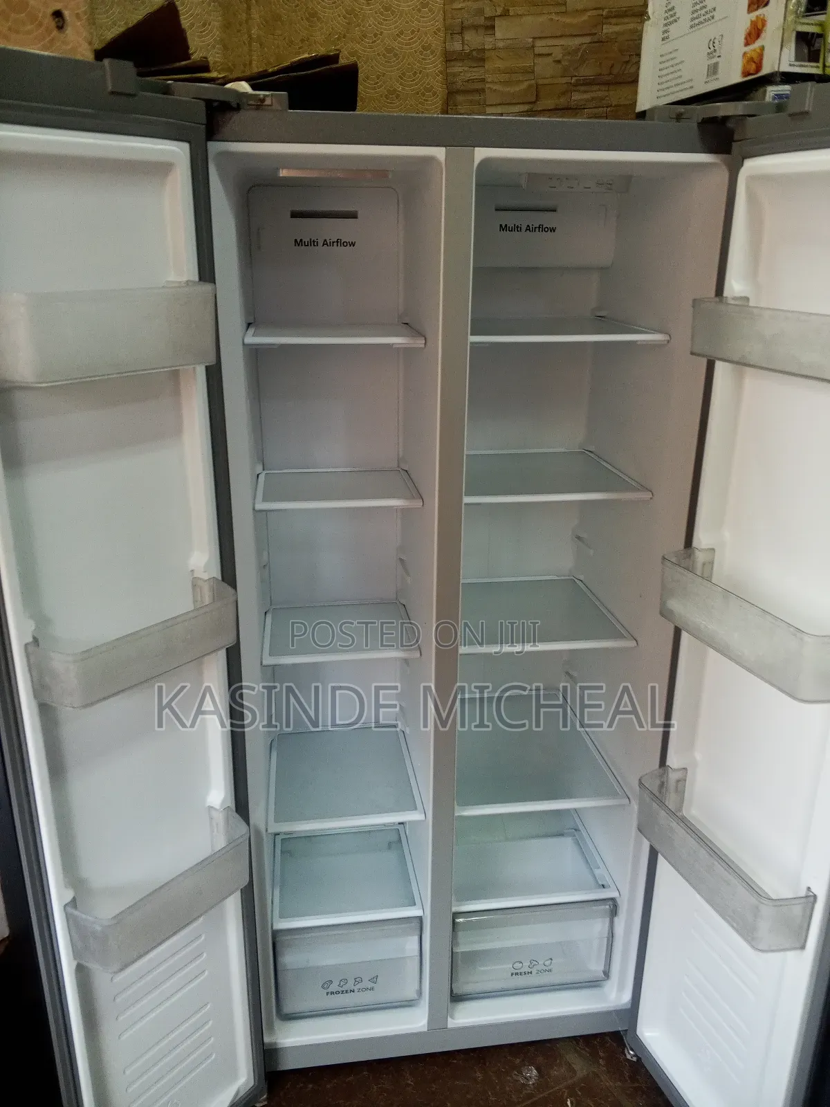 570litres Hisence Side by Side Refrigerator
