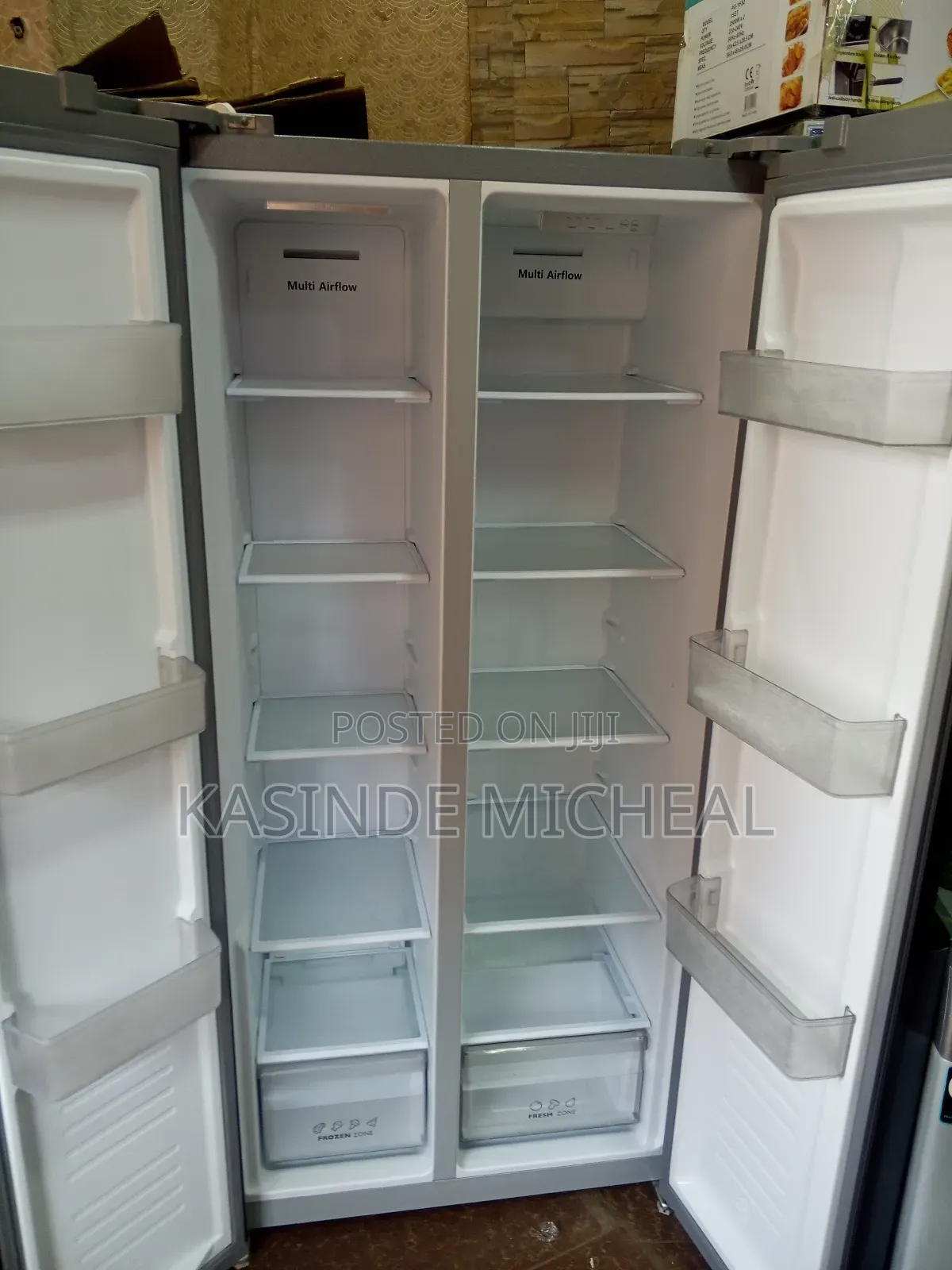 570litres Hisence Side by Side Refrigerator