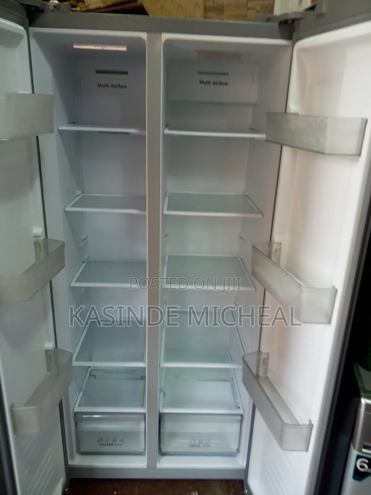 570litres Hisence Side by Side Refrigerator