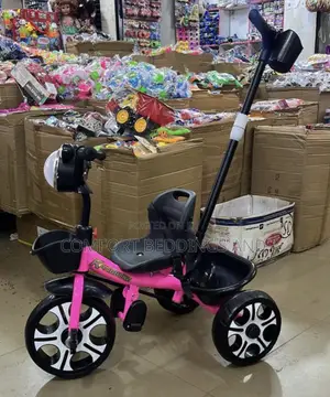 Steering Handle Tricycle Pink