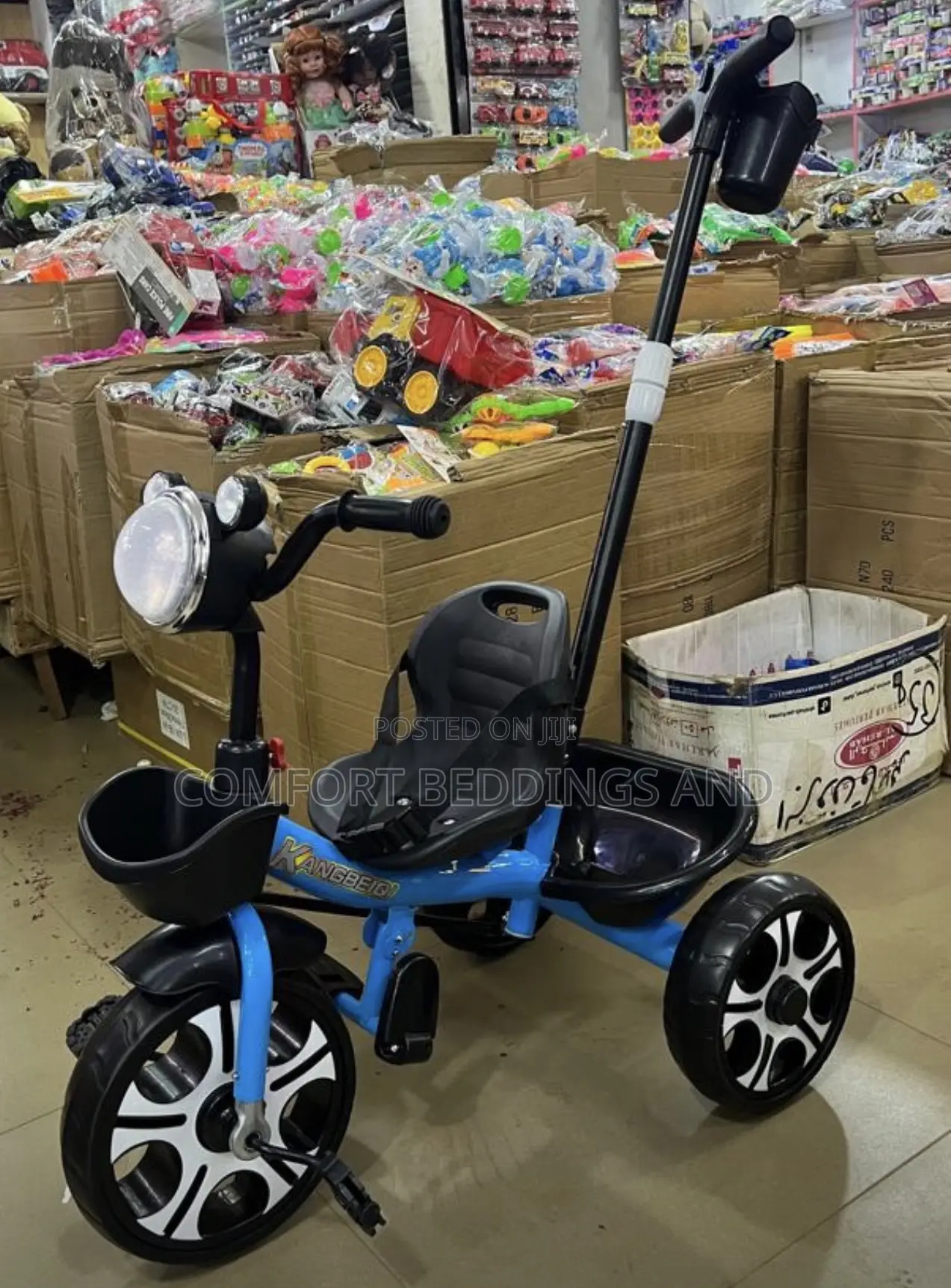 Steering Handle Tricycle Blue