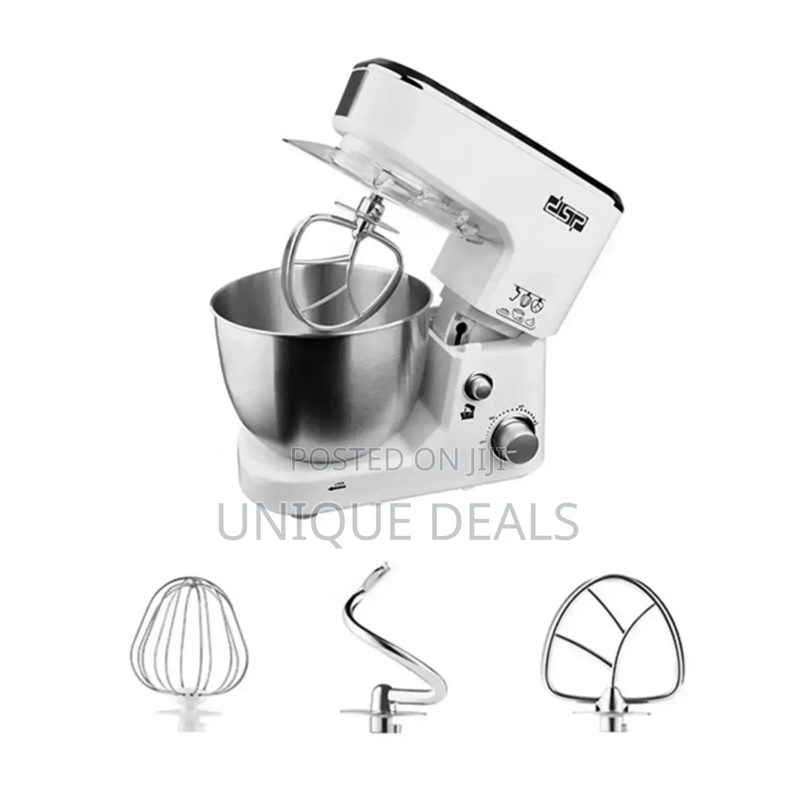 DSP Electric Dough Mixer 4 Speed Adjustable Dough Kneading Beater