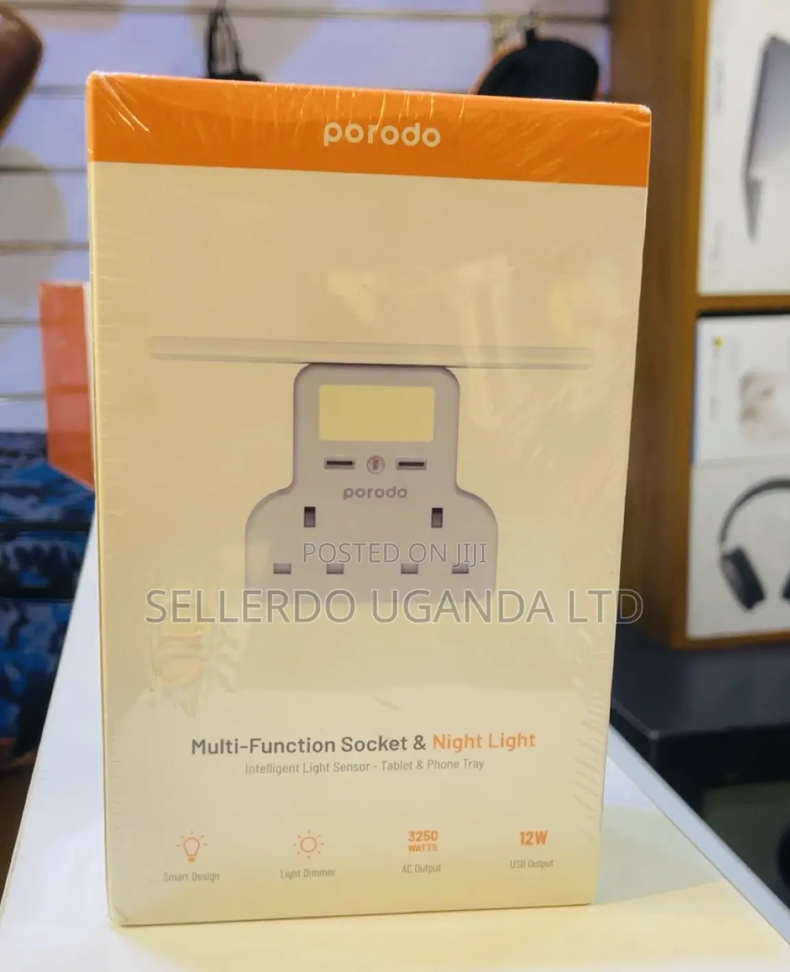 Porodo Multi-Function Socket Night Light