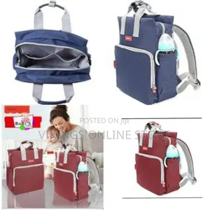 Fisher Price Diaper Bag Interior Divided for Baby Supplies Backpack