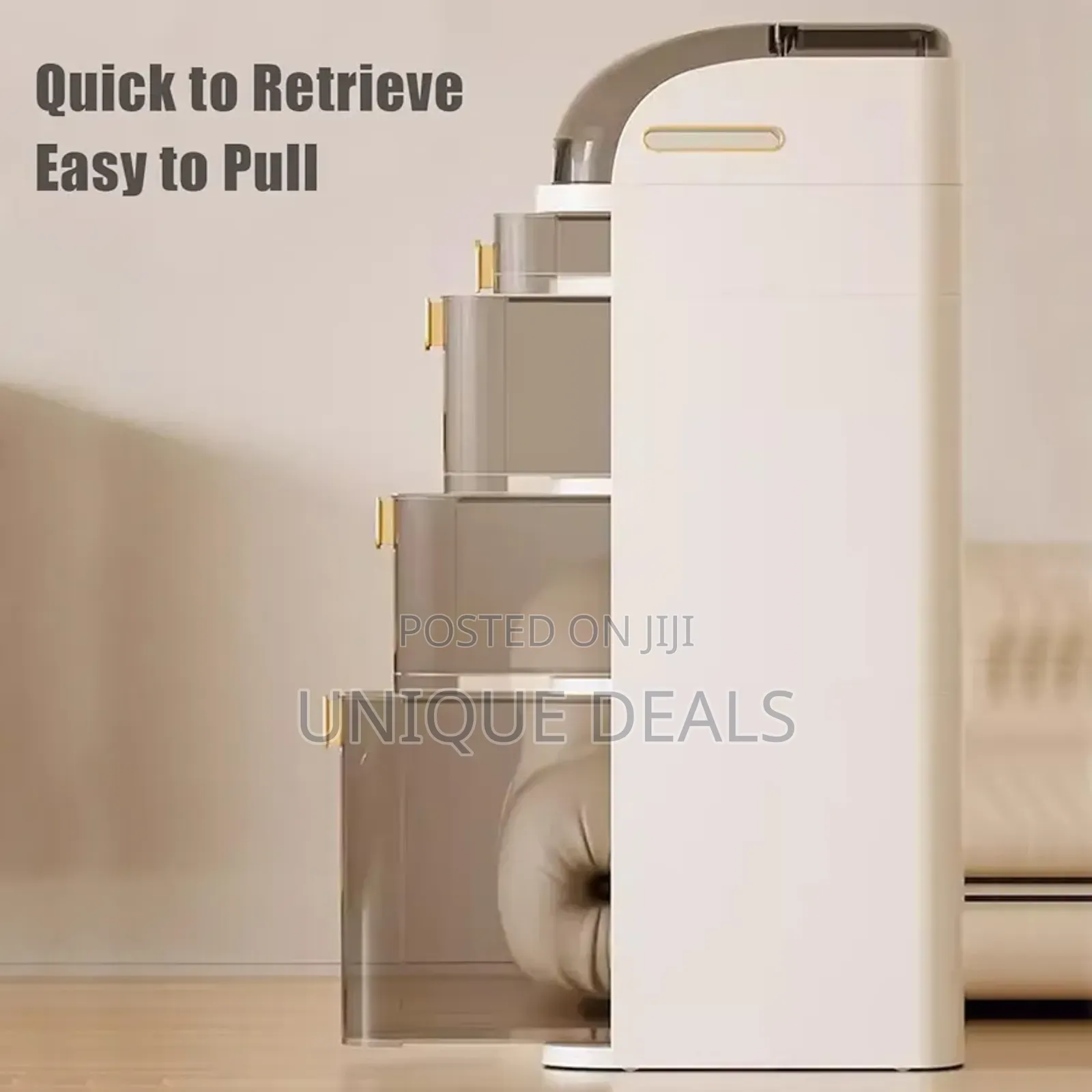 Narrow Tall Crevice Storage Rack Freestanding Slim Bathroom Storage