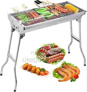 Charcoal Grill, Barbecue Grill Stainless Steel BBQ Smoker