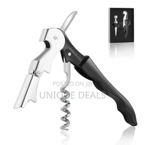 Corkscrew,3 in 1 Wine Opener, Bottle Opener and Foil Cutter