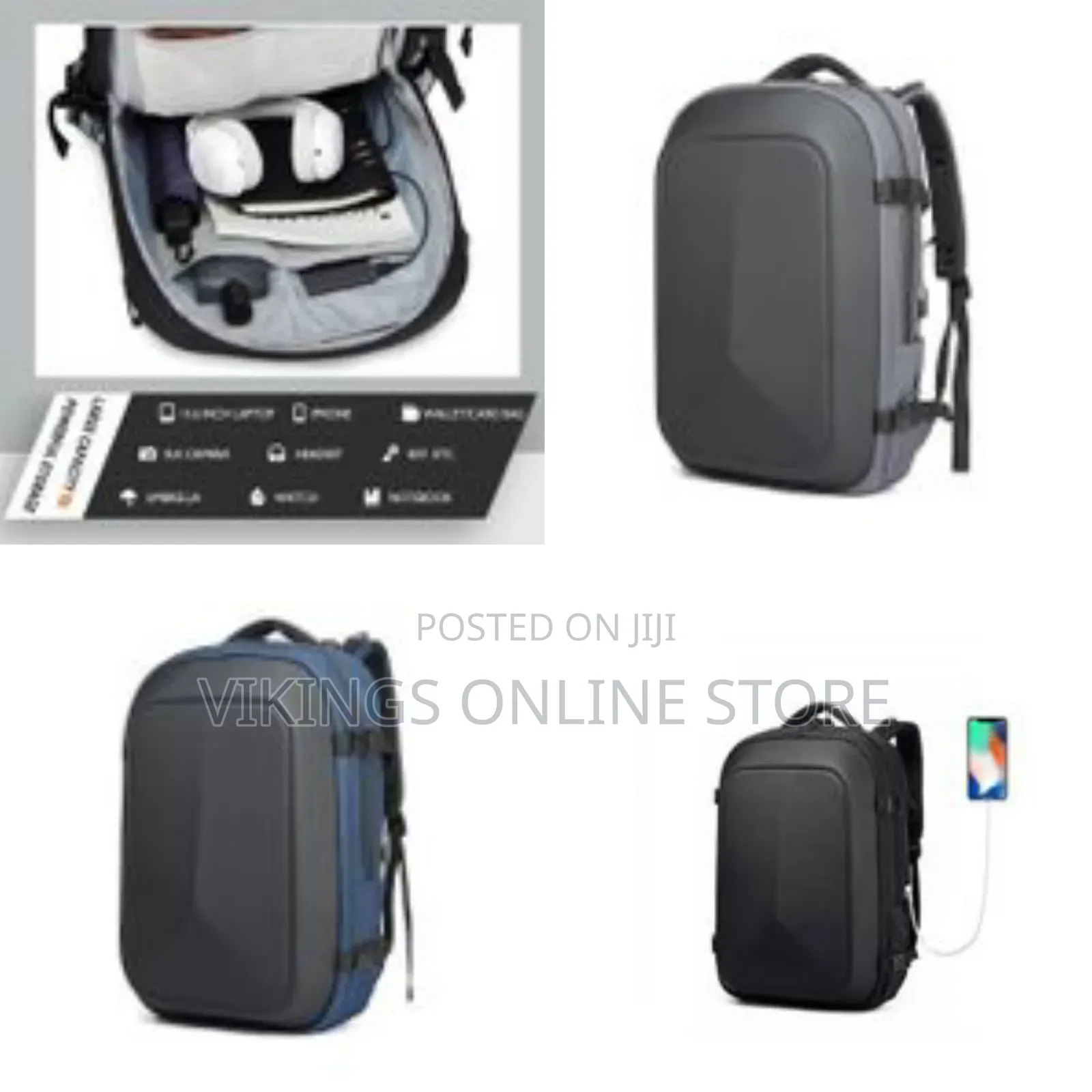 New Men's Business Multifunctional Usb Charging Laptop Backpack