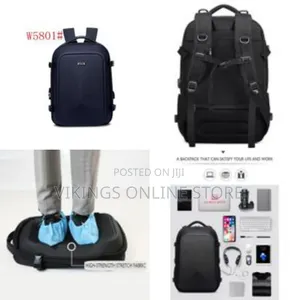 New Men's Business Multifunctional Usb Charging Laptop Backpack